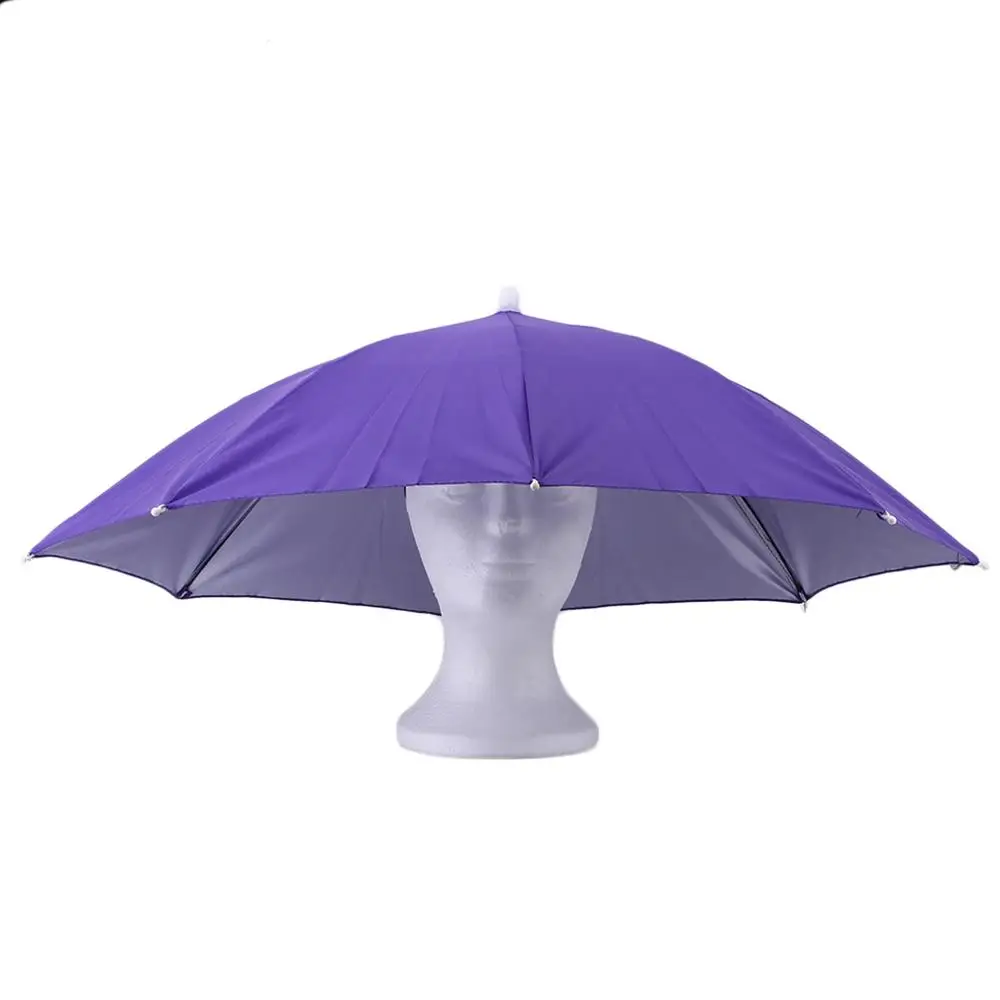 69 см портативный открытый зонт-шляпа складной унисекс зонтик Рыбалка Туризм Гольф пляж головной убор Handsfree зонтик - Цвет: 5