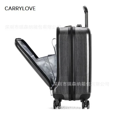 

CARRYLOVE PC 20" Front computer bag fashion Multifunction business suitcase universal wheel Luggage