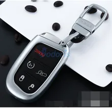 For Jeep Grand Cherokee 2014 2015 2016 2017 2018 Titanium Alloy Key Chains Case Ring Cover Car Styling Accessories цена For Jeep Grand Cherokee 2014 2015 2016 2017 2018 Titanium Alloy Key Chains Case Ring Cover Car Styling Accessories цены онлайн