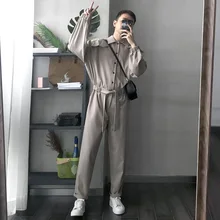 Высокое качество Мужская одежда корейский стиль мульти-карман комбинезон свободная талия длинный рукав комбинезон Мужская мода. S-XL