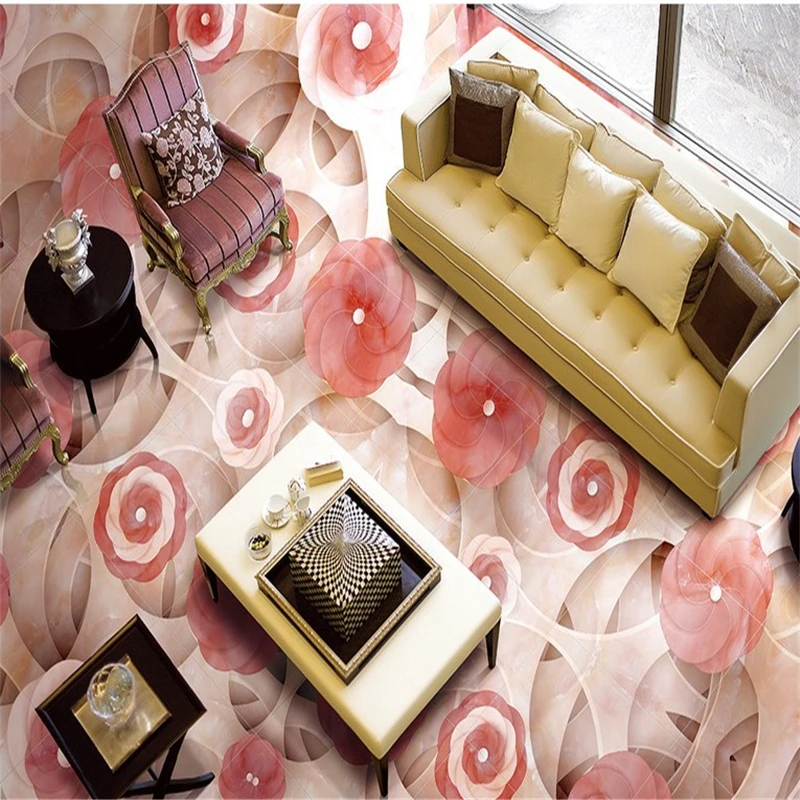 beibehang Abstract pattern stone pattern parquet beautiful wallpaper papel de parede self-adhesive waterproof 3d flooring tapety