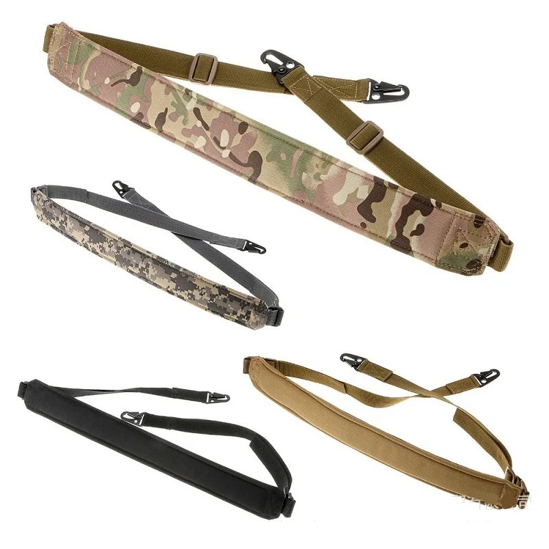 Two Point Tactical Shoulder Rifle Strap With QD Buckle Adjustable