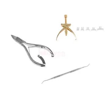 

3 Pcs Ingrown Toenails Pedicure Set Tools Ingrown Toenail Clippers Toe Nail Fixer Toe Nail Corrector