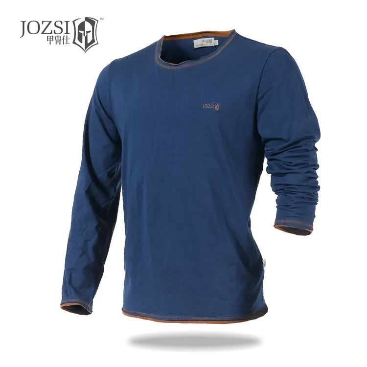 

2016 spring new sports T shirts long sleeve men clothing 100% COTTON quick dry breathable O-neck outdoor coolmax T shirts