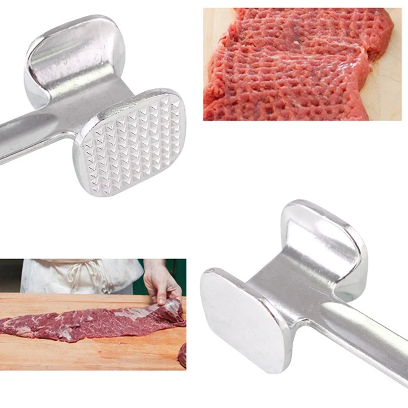 Алюминиевый металлический молоток для мяса Tenderizer Стейк для говядины, курицы кухонные принадлежности-молоток аксессуары