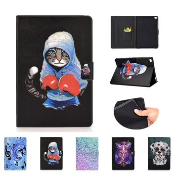 

For iPad Air 2 Air 1 Case Print Funda For ipad 2018 9.7 2017 PU Leather Smart Cover Case Capa for iPad 2018 6th generation Case