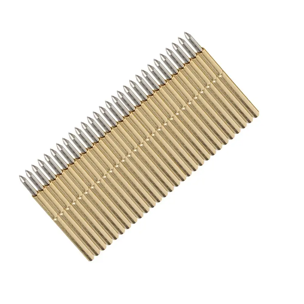 100 шт P50 J1/P50 B1/P75 E2/P100 E2 пружина зонд круглый Pogo Pin 3A|Детали и аксессуары для