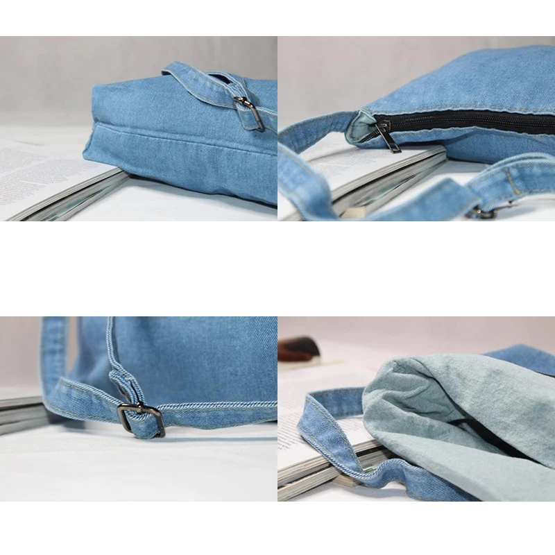 اكسلسيور المألوف أكياس للنساء الإناث حقيبة سيدة أكياس بولسا الأنثوية الدنيم خمر Crossbody حقيبة حقيبة محمولة