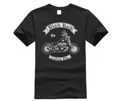 2019 Новая летняя тонкая футболка байкер Мужская футболка на заказ чоппер мотоцикл