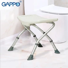 GAPPO настенный душ мест душ откидное сиденье Ванна стула Ванная комната стул регулируемая высота Ванная комната кресла безопасности