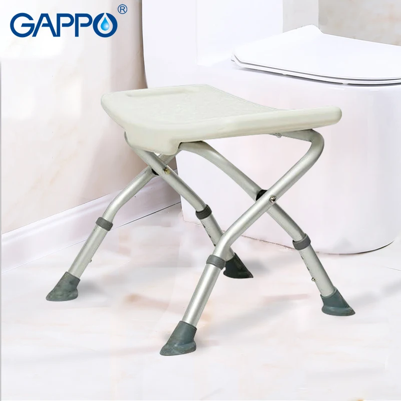 Gappo Wall Mounted Shower Seats Shower Folding Seat Bath Stool Bathroom