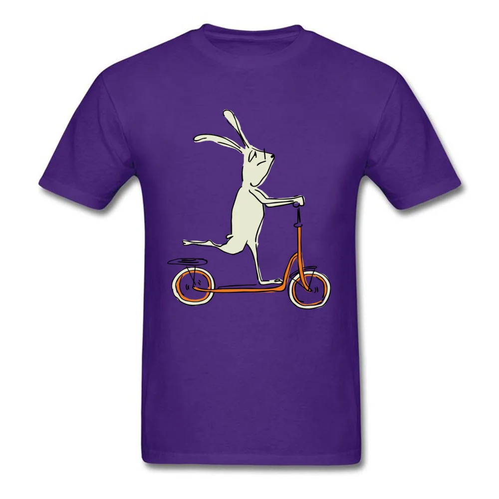 Mens T-shirts Scooter Family Tops T Shirt Cotton Round Collar Short Sleeve Funny Tees Summer Autumn Wholesale Scooter purple