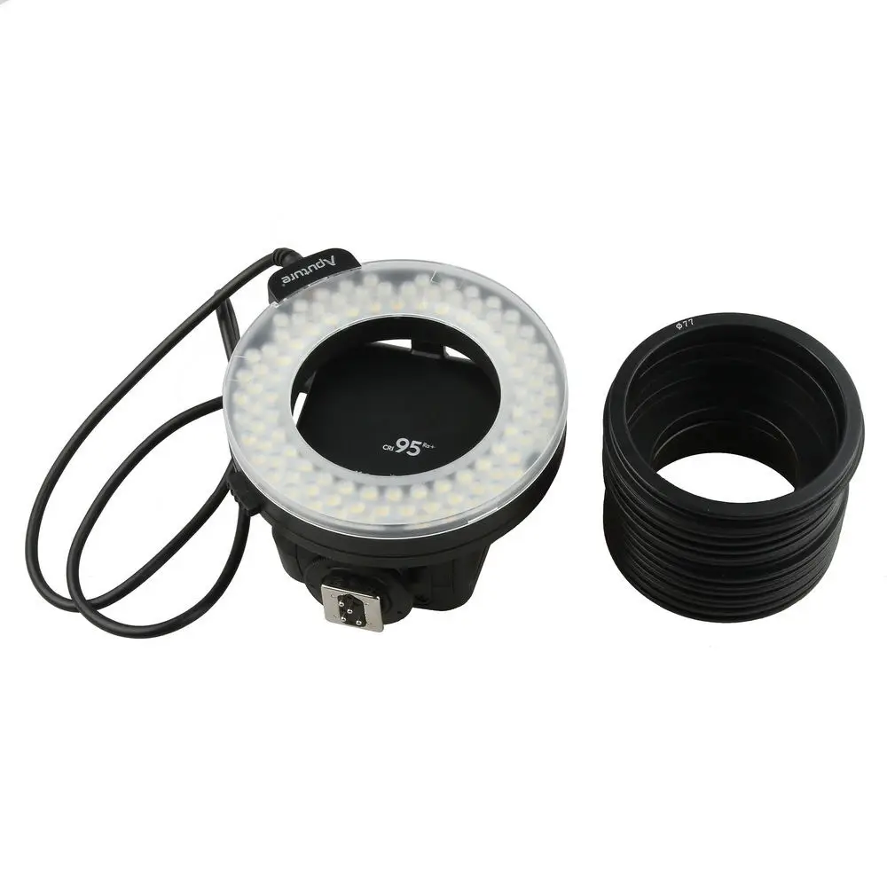 AHL-HN100 LED Macro Ring Flash Light for Nikon D7100 D5200 D800 D610 D90