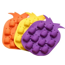 2pcs/lot Pineapple molding crystal ice maker ice cream mold kitchen gadget DIY Ice Cube Mold modeling summer ice cream mold