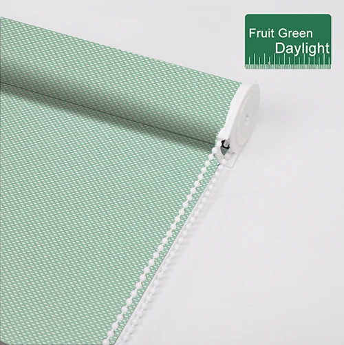 Fruit Green Skansen Солнцезащитная Ткань грубая нить солнце-затенение анти УФ Защита ролик тени теплоизоляция солнце-затенение окно для жизни - Цвет: Fruit Green