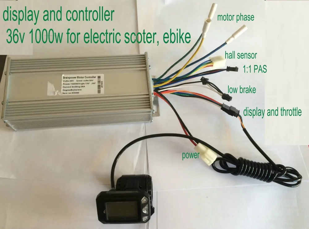 36v 1000w PH02 DISPLAY AND CONTROLLER