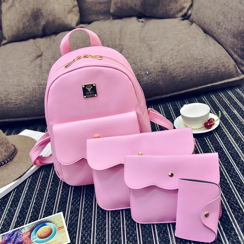 2017 new backpack female Korean all match backpack fashion tide simple campus college students air bag