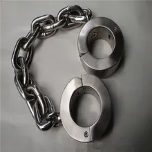 15kg Heavy stainless steel shackle chain sex bdsm bondage restraints toys the game fetish erotic toys adult sex toys for couples heavy stainless steel adult sex shackle legcuffs for sex bdsm fetish bdsm bondage harness set slaves sexy sex toys for couples
