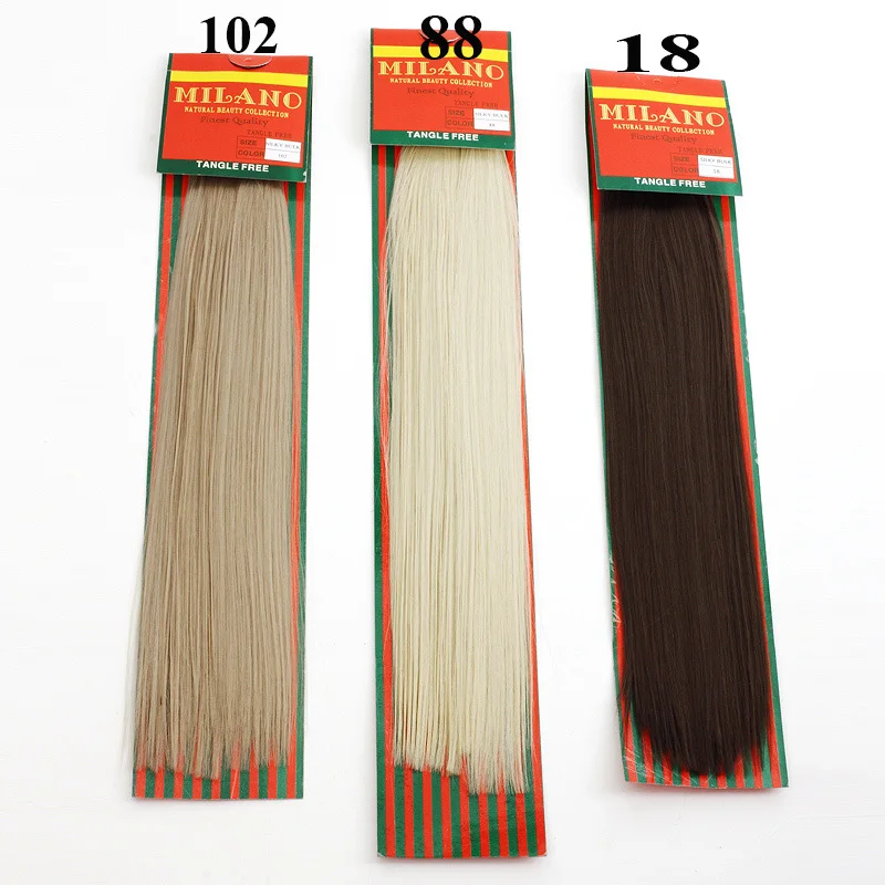 1pc Free Shipping Milago Silky Bulk For Braiding 40 Color 18