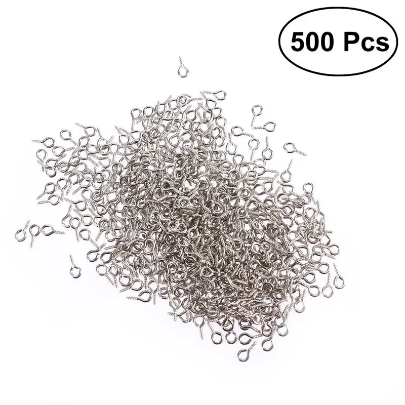 500 Pcs Mini Screw Eye Pin Peg Jewelry Making Findings for Crafting | Инструменты