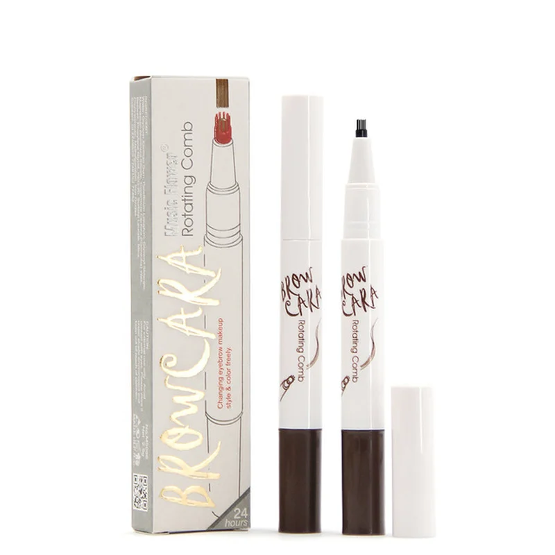 

1pc fine Sketch Tattoo Eyebrow Pencil Smudge-proof Liquid Eyebrow Enhancer Natural Tint Eye Brow Lasting Waterproof Makeup