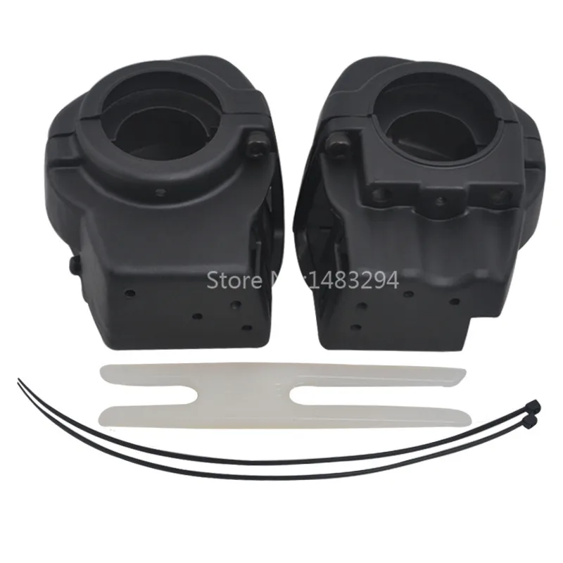 Черный чехол с переключателем для Harley Touring Electra Glide Ultra 1996 2013 2 шт.|for harley|case forcase case |