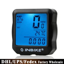 20 шт./лот водонепроницаемый цифровой компьютер с подсветкой одометр часы спидометра секундомер компьютер