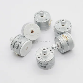 

NEW 10pcs NMB 3V -5V DC 2 phase 4 wire Micro stepper motor step angle 18 degrees with Metal gear free shipping