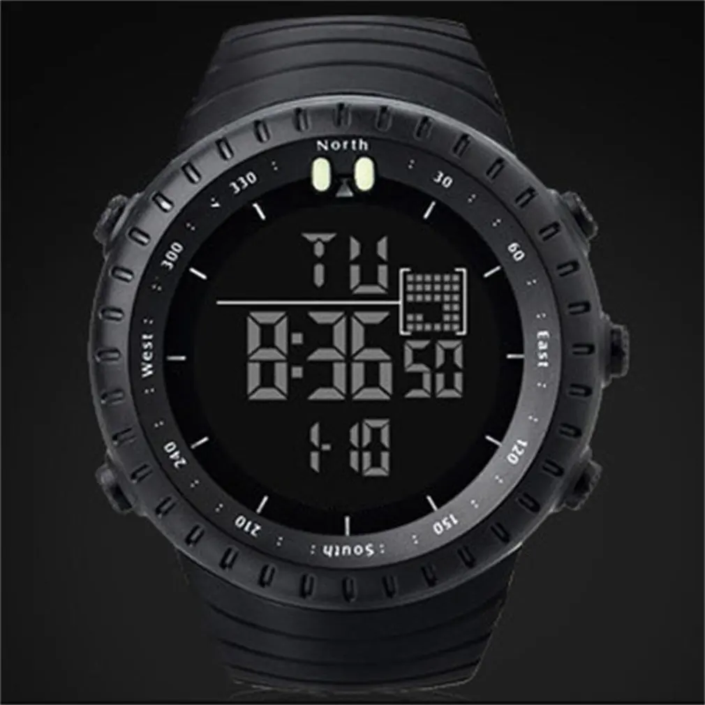Watch Fashion Trend Men And Women Couples Led Dual Display Sports Outdoor Multi-function Electronic Watch Dropshipping
