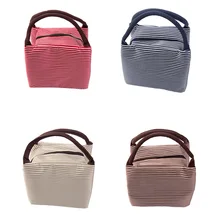 Многофункциональные детские бутылочки в полоску изоляционные сумки унисекс Ланч изолированные коробки сумки для кемпинга портативный мешок еды MY0004