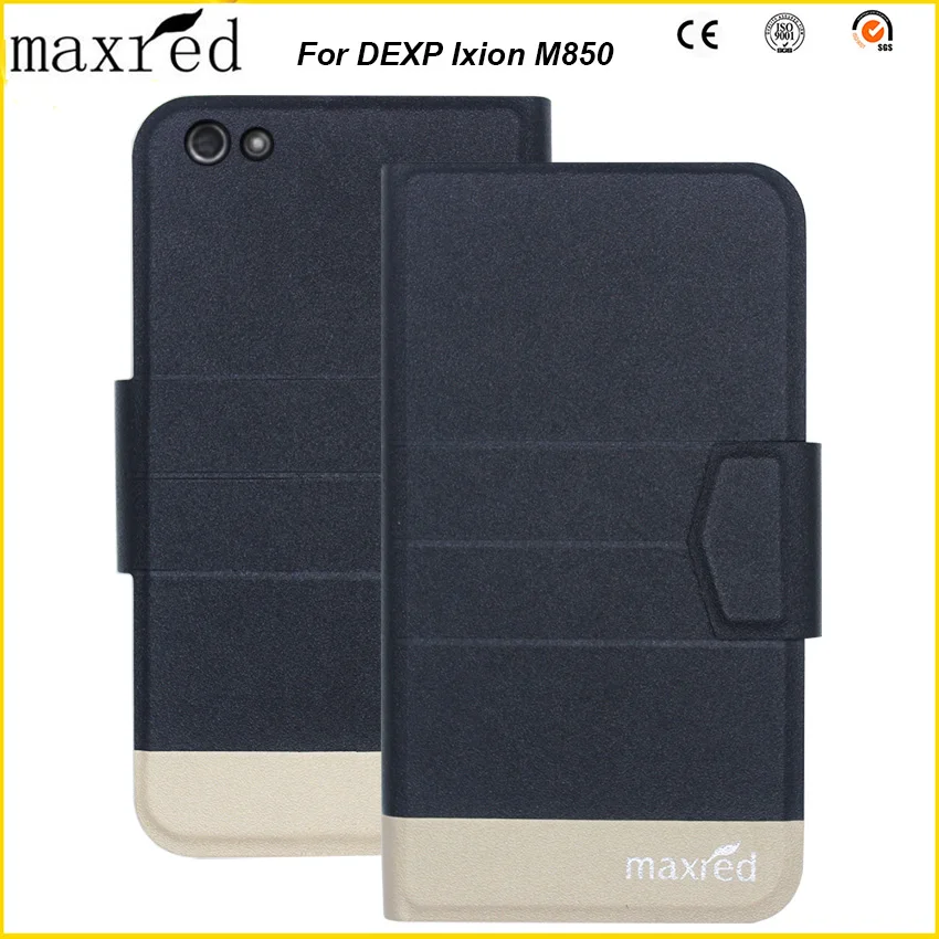 

Maxred 5 Colors Original! DEXP Ixion M850 Case High Quality Flip Ultra-thin Luxury Leather Protective Case For DEXP Ixion M850