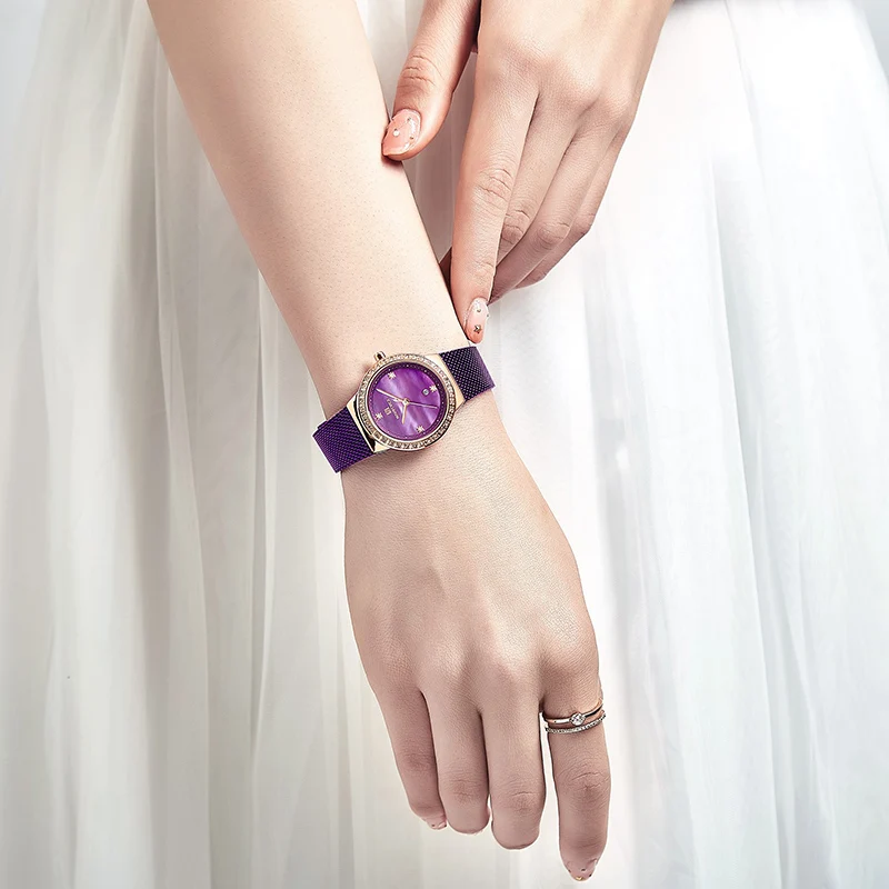 Relogio Feminino Для женщин часы naviforce Топ Роскошные брендовые Модные женские кварцевые