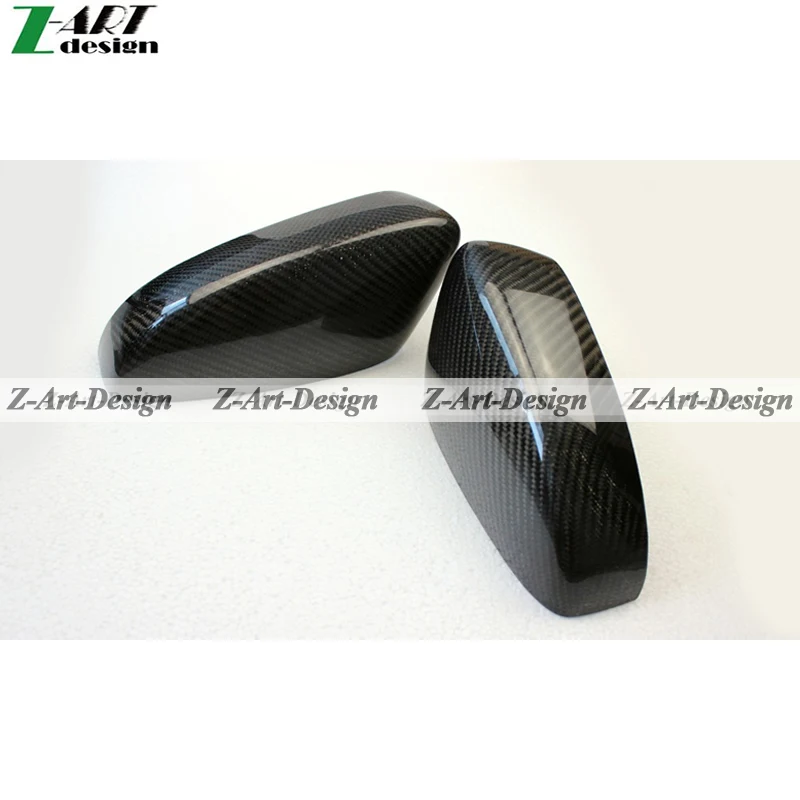 In stock One Pair Carbon fiber cover for Volkswagen VW Polo 2011, Z-ART Rear Mirror Cover for 2011 Polo Free DHL