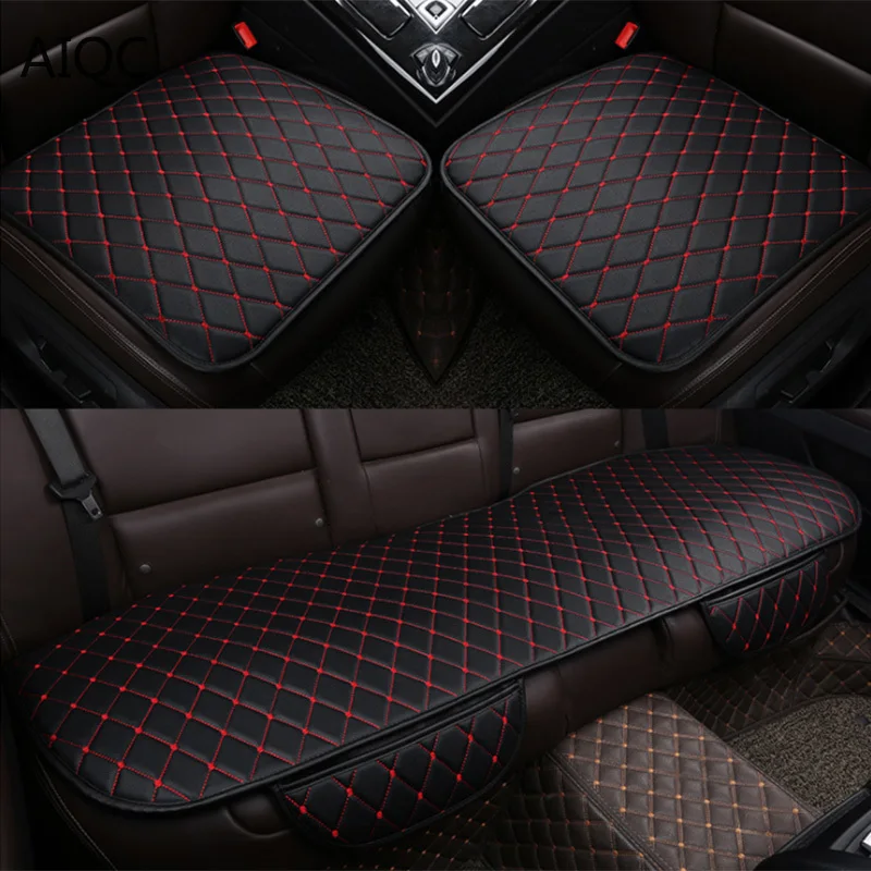 

Universal Car Seat Covers PU Leather Seat Cover Automobiles Auto Interior Cushion Waterproof Protect Set Chair Mat Accessories
