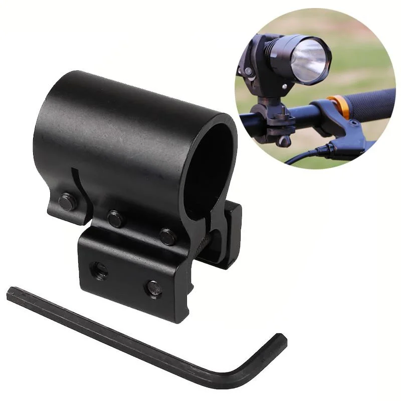 Buy 20mm Aluminum Aalloy Flashlight Clip Folding Stock