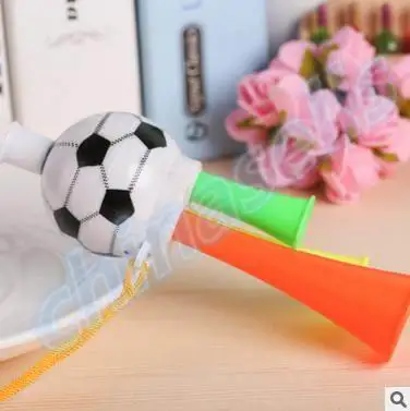 Plastic Horn 1pcs Colorful Three Tubes cheering High-pitched Voice Horns soccer football horn Party Carnival Sports Games Noice makers
