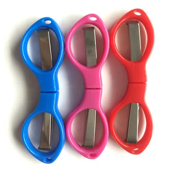 

Scissors folding glasses scissors stainless steel line scissors small 8-word scissors manufacturer direct sales wholesale