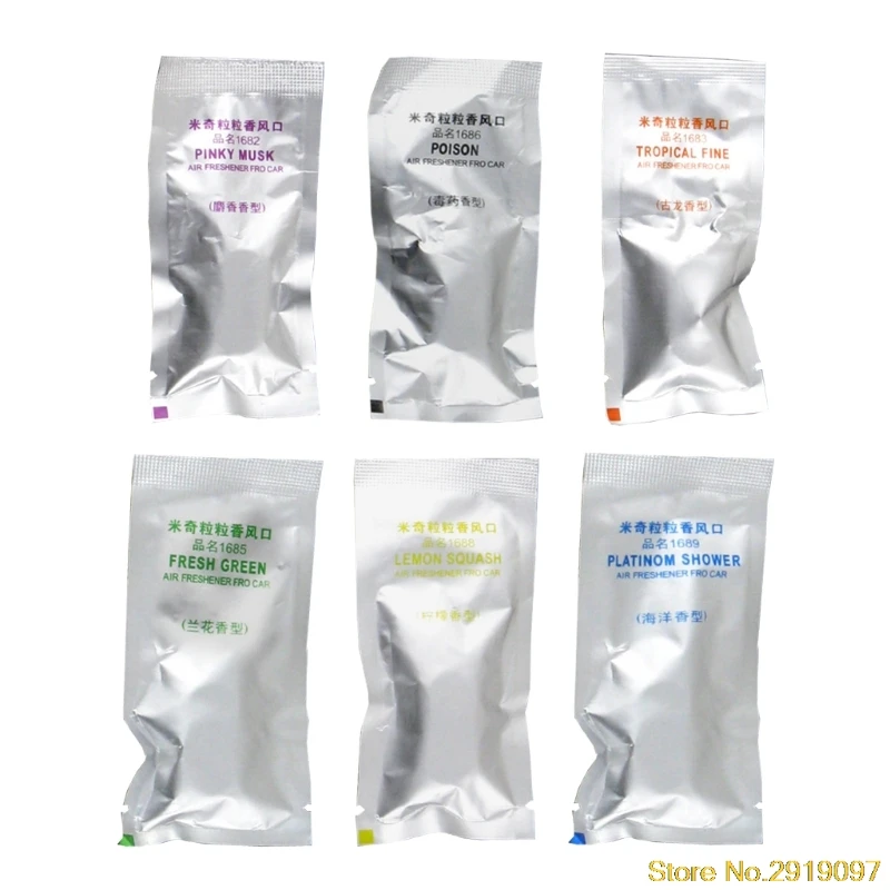 

Air Freshener 10pcs Car Air Freshener Perfume Tablet Pill Auto Dashboard Flower Clip Diffuser Drop Shipping Support