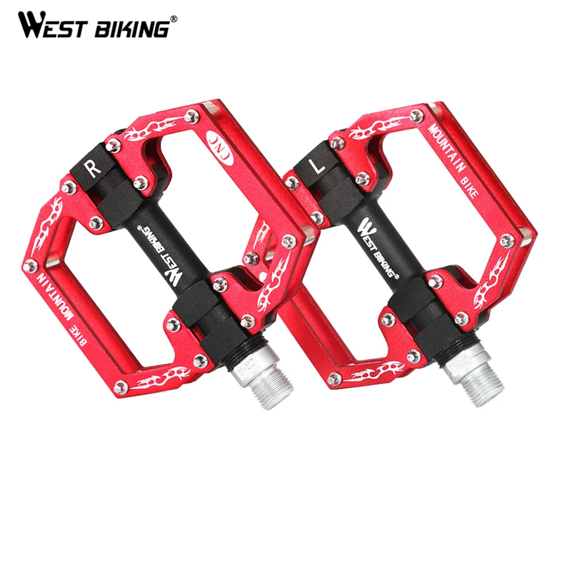 WEST BIKING педали Bicicleta MTB велосипедная педаль ось общий Interfac полые велосипедные
