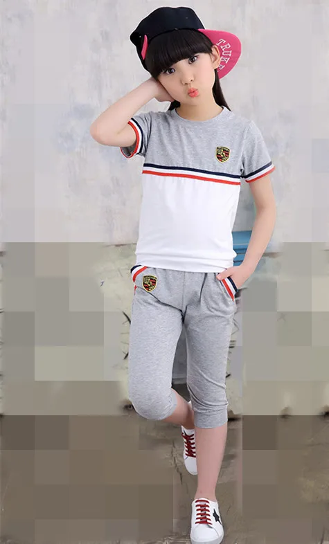 

Children's Garment Children Suit 2017 Summer Wear New Pattern Children Neutral School Uniform Student Short Suit 2 Pieces