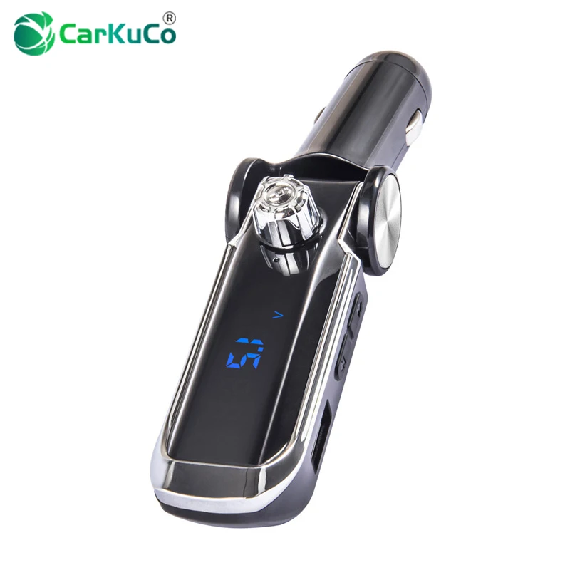 

New Handsfree Bluetooth Car Kit 2 USB Car Charger Wireless FM Transmitter Auto MP3 Music Player FM Modulator Car Speakerphone