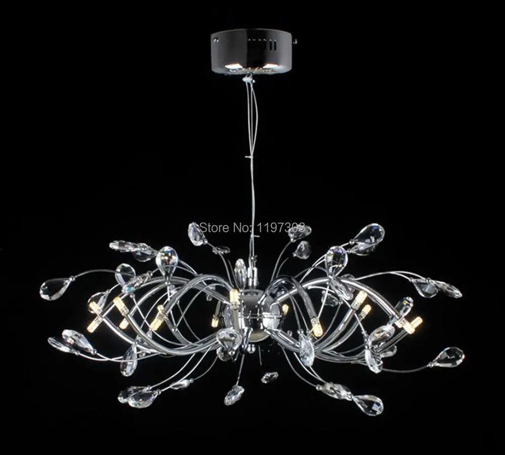 1.5W*16 LED G4 bulbs modern lampadas crystal chandelier,led chandeliers