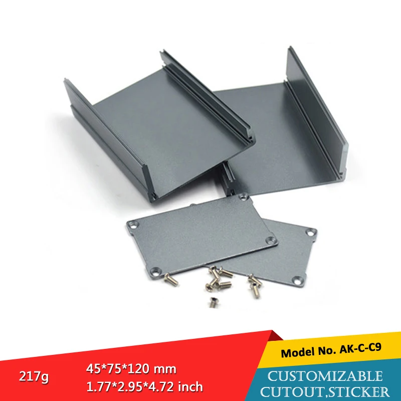 1 шт. алюминиевая распределительная коробка szomk 46*76*120 мм|case case|case electroniccase box electronic |
