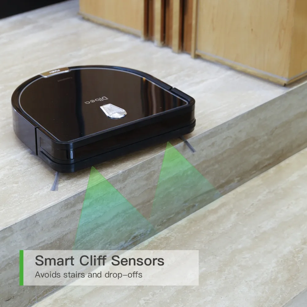 Dibea D960 Sweeper Robot Vacuum Cleaner Household Aspirator Strong Suction Robot Vacuum Cleaner Home Cleaning Robot