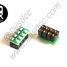 10 шт. DCC декодер/DCC Мобильный декодер 8 PIN NEM 652 разъем только 860002/LaisDcc бренд