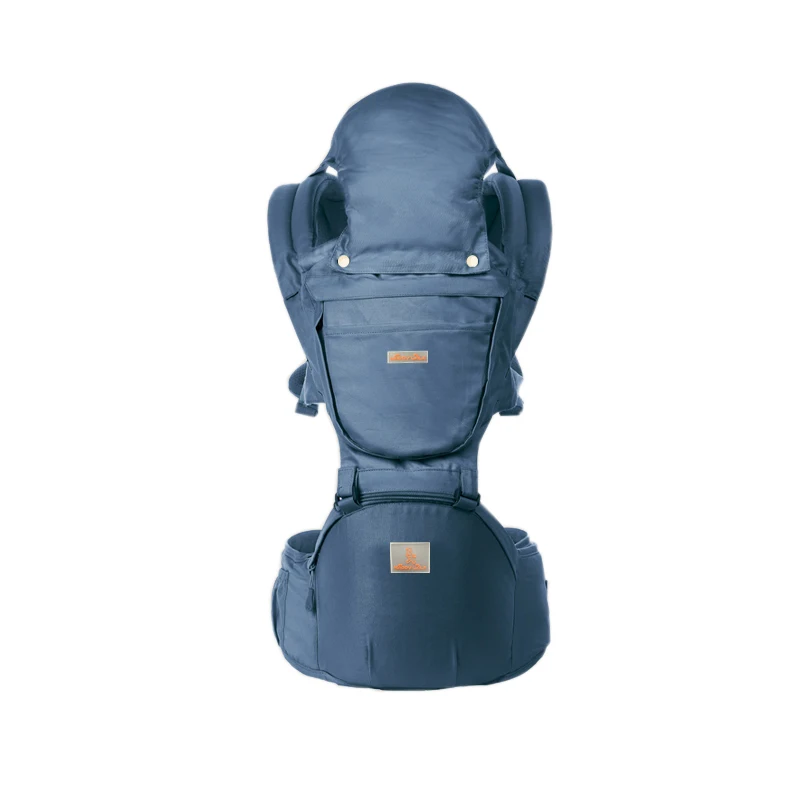 Сумка-кенгуру Рюкзак младенческое Бедро сиденье предотвращает о-Тип стиль передняя сторона держать Перевозчик Слинг Хипсит(пояс для ношения ребенка) Открытый YL7002 - Цвет: blue