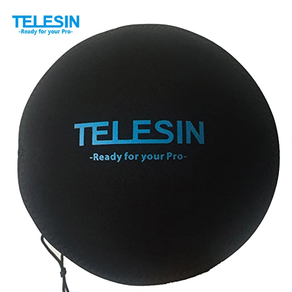 

TELESIN Protective Dome Bag Soft Protect Cover for all TELESIN Dome Port for GoPro Hero 3/3+, Hero 4, Hero 5 and Xiaoyi 4K