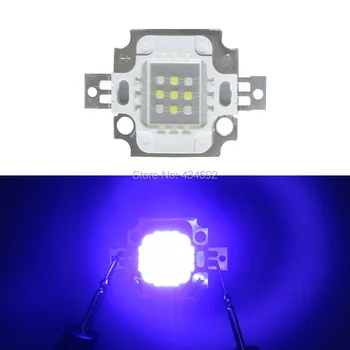 

5PCS/LOT High Power 10W Led Spotlight White 6000K (5pcs) + Blue 465NM (4PCS) DIY Led Fish Tank Aquarium Lamp Light Free Shipping