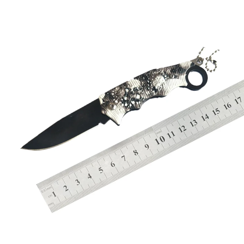 

DUAN FA folding knife karambit fruit hunting knife blade outdoor camping portable protective tool tactical knife stainless steel