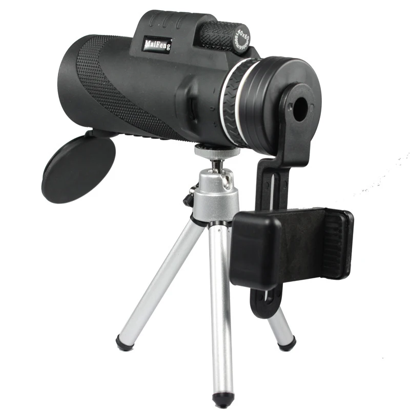 

High Quality Monocular 40X60 for Mobile Phone Camera with Universal Phone Clip Binoculars Telescope Optic Lens Lll night vision